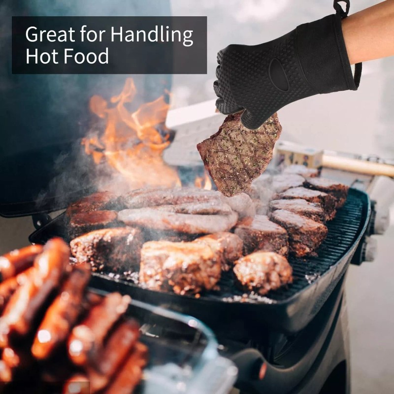 Nexgrill NEW! Grilling Gloves in Black Silicone