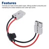 GFFG 600V Battery Quick Connector, Dual Anderson Plug Cable with