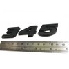 UpAuto 2 pcs 345 Emblem Badge 3d Self-adhesive Nameplates 345
