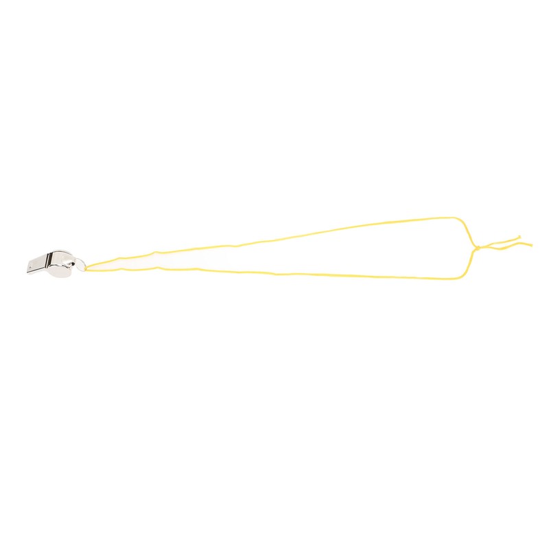 24pcs Stainless Steel Sports Whistles with Lanyard Loud Crisp Sound
