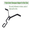 TOKDOOT Rain Chain Gutters Adapter Clip for Garden V Style