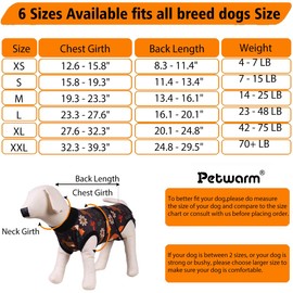 PetWarm Dog Recovery Suit,Surgery Suit For Dogs,Professional Pet Recovery Shirt Dog Abdominal Wounds Bandages Female Male Dog Onesie for Spay Neuter,Pet Recovery Suit,Zoo pattern,Black,S