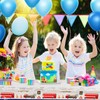 Cobee Construction Plastic Table Cloths for Parties, 70'' x 42''