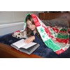 Serafina Home Christmas Holiday Throw Blanket: Velvelty Soft, Durable Fleece