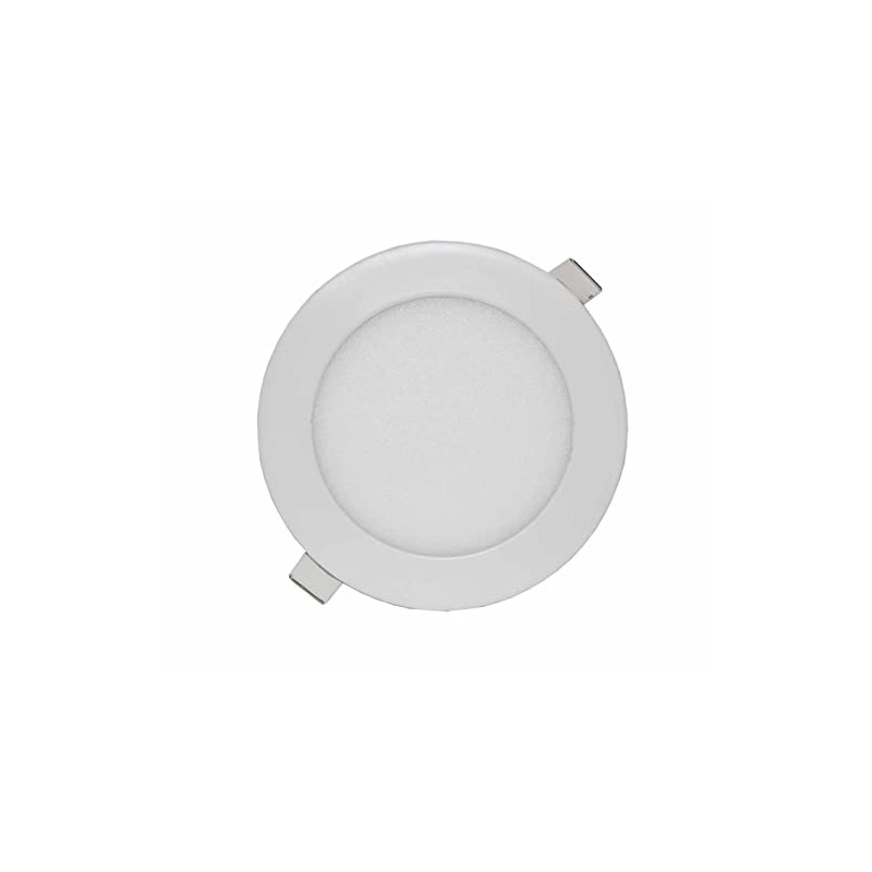 LOWENERGIE 9w LED Round Ceiling Panel Light White Recessed Down