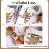 6 pairs No Tie Shoelace Buckles, BOSOIRSOU Magnetic Tieless Lazy