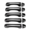 5pcs/set Car Door Handle Inserts Cover Kit Exterior Decoration Fit