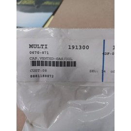 Arctic Cat GENUINE ARCTIC CAT 0670-871 SNOWMOBILE GAS/OIL VENTED CAP FITS 1998-2008 MODELS