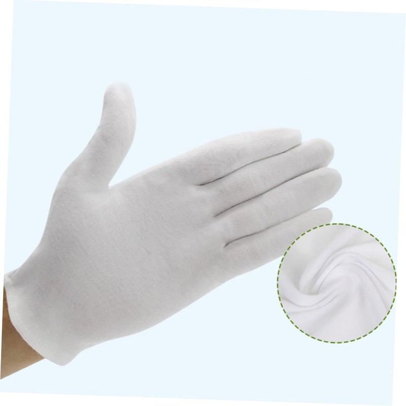 FOMIYES 12 Pair Lightweight Cotton Gloves Wear Resistant Protective Work