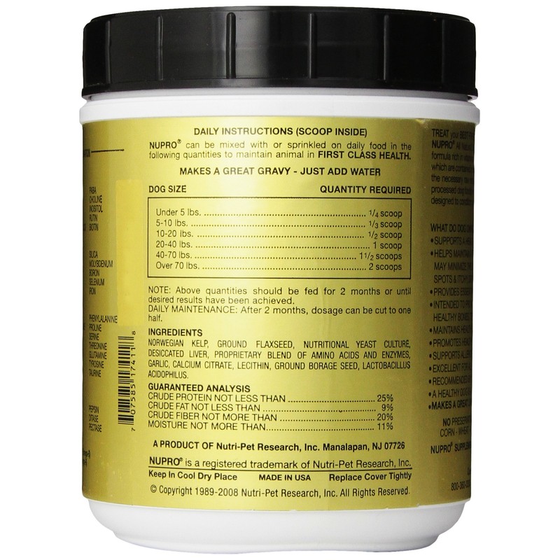 Nupro All Natural Dog Supplement (30 oz)