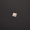 100 Pcs Silver Flat Back Rivet Studs for Gluing Bags,