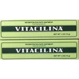 Vitacilina First Aid Antibiotic Cream, 2-pack