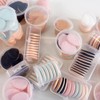 12pcs Powder Puff Foundation Makeup Applicators for Loose Powder Finger-sized