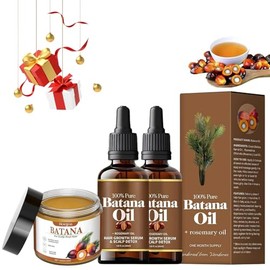 Aceite de Batans,Aceites De Batana Keyoma,Aceite Para el Cuidado del Cabello Batana, 3 pcs Batana Aceites de Romero, Mejora el Brillo Del Cabello y la