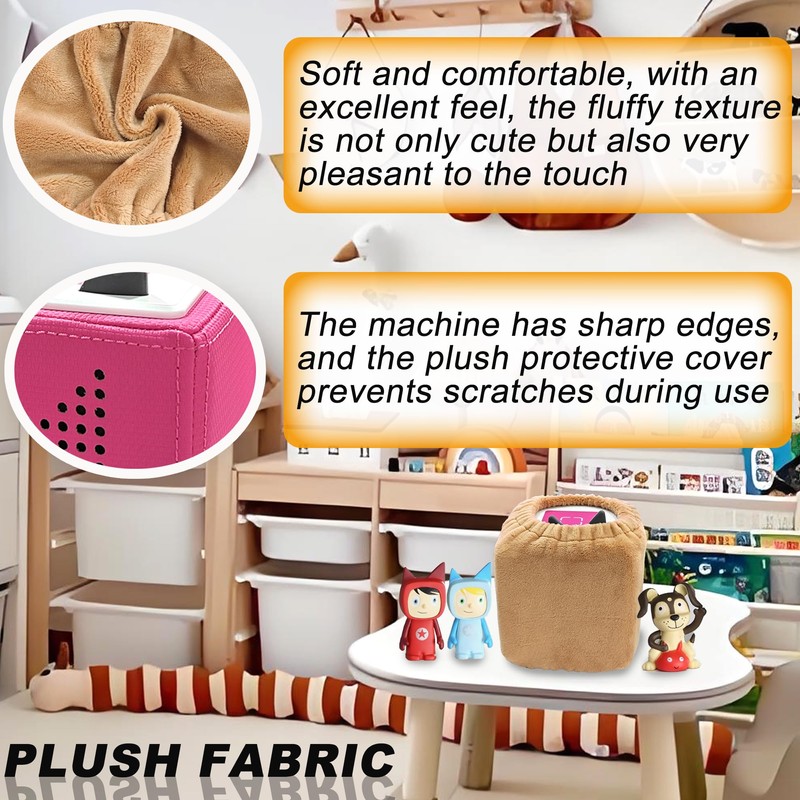 LeoTube Plush Cover for Toniebox Audio Player Starter Set, Protective