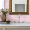 Commomy Thicker Pink Peel and Stick Backsplash - 10 pcs