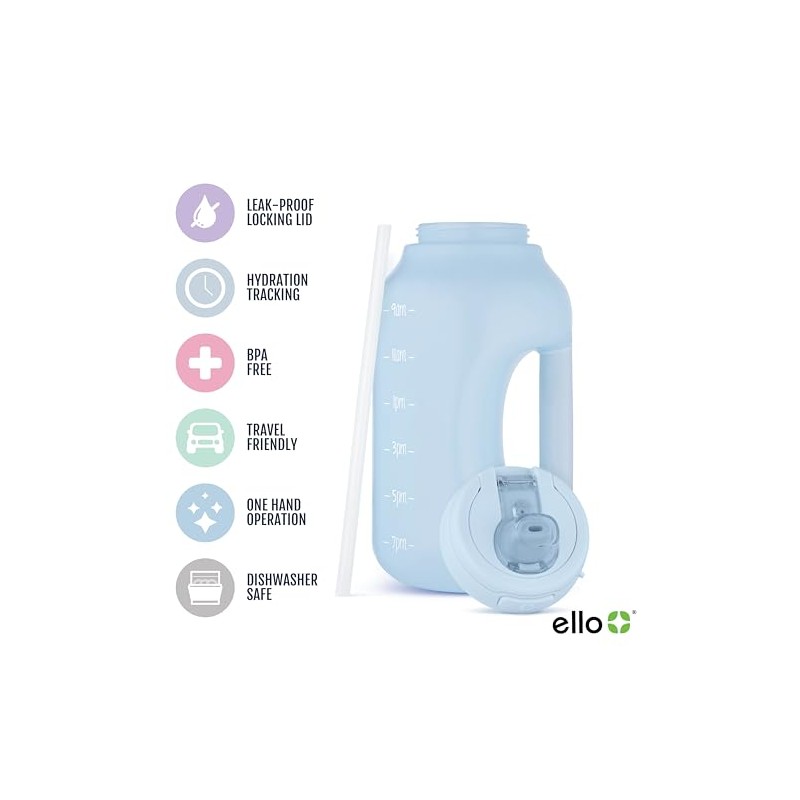 Ello Hydra - Botella de agua de 64 onzas con