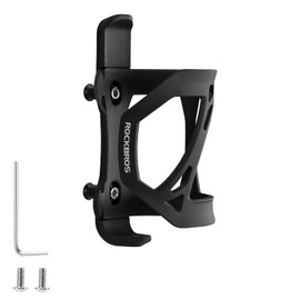 ROCKBROS Bicycle Bottle Cage, Drink Holder, Road Bike, Lightweight, Durable, ABS + PC Material, Side Entry, Integral Mold, 1.9 oz (53 g), Easy to Install, Cross Bike, MTB, Stylish, Fits 2.6 - 3.1