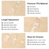 6 Pairs of Transparent Bra Straps, 1 cm/1.2 cm/1.5 cm