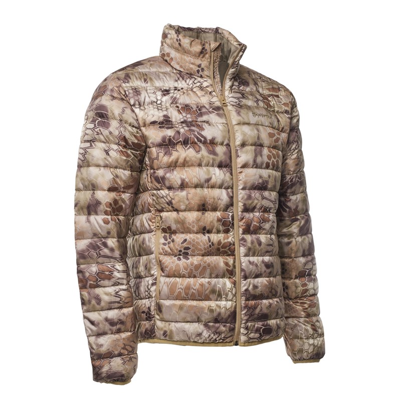 Kryptek Men's Standard Cirius Packable Down Hunting Jacket, Highlander, X-Large