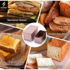 Goodhoy 1lb+2lb set Nonstick Pullman Loaf Pan With Lid For