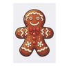 'Gingerbread Man With Bow Tie' Temporary Tattoo - Water Resistant,
