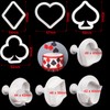8 Pieces Poker Playing Bridge Plastic Cookie Cutter Playing Card