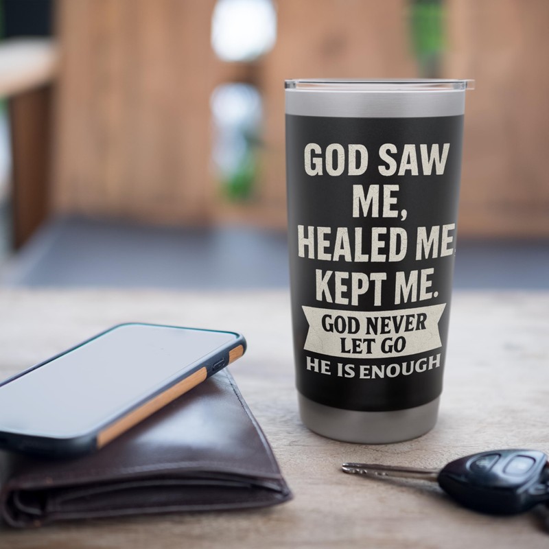 Inspirational Religious Faith Based Healing Surgery Recovery Stainless Steel Insulated