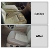 Priprilod Perforated Tan Leather Driver Side Bottom Replacement Seat Cover