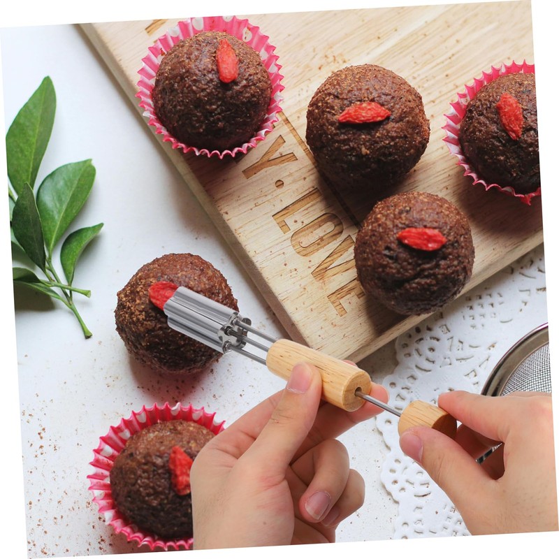 Sosoport 1 Set Flower and Star Cookie Cutter Set Stainless