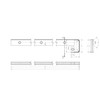IHC 38 mm End Strip, Angle Strip, Workplace Connection Strip,