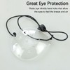 ZBJBinCH Transparent Ventilated Eye Patches 2 PCS with Adjustable Strap,