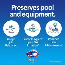 Clorox® Pool&Spa™ Swimming Pool Alkalinity Increaser, Keeps pH Balanced, 5LB (Pack of 1)