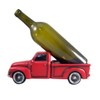 DWK Vintage Red Truck Decorative Wine Bottle Holder | Americana