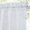 PONY DANCE Short Curtains, White Transparent Panel Curtains, Kitchen Voile
