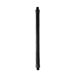Gooseneck Microphone Stand,Flexible Gooseneck Microphone Arm 12inch,Metal Gooseneck tube for Desktop mic stands,Black Pack of 1