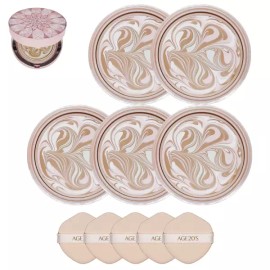 Age 20's 에이지투웨니스 에이지 20s 팩트 더 블루밍 에센스 커버 23호 리필 5개 Age 20's Age 20s Pact The Blooming Essence Cover No. 23 Refill 5 Pieces