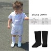 EPEIUS Baby Knee High Socks - Seamless Cotton Stockings for