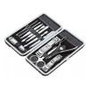 Vematic Set Manicure Pedicure 12 Piezas Acero Inoxidable Con Estuche