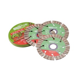 Coreplus CORDBGP115 115mm HTT Hybrid Segmented Diamond Grinder Blades x3 Pack