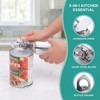Tin Opener & Bottle Opener - Premium Stainless Steel Manual