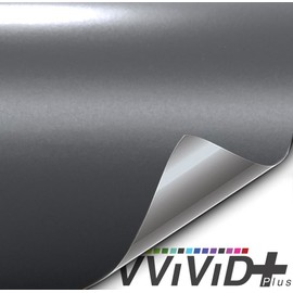 VViViD+ Matte Slate Grey (Grigio Telesto) Vinyl Wrap Adhesive Film (1ft x 5ft)