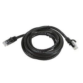 Monoprice - 109799 Flexboot Cat6 Ethernet Patch Cable - Network Internet Cord - RJ45, Stranded, 550Mhz, UTP, Pure Bare Copper Wire, 24AWG, 7ft, Black