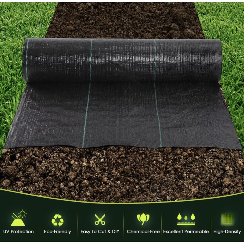 Rengue Weed Barrier Landscape Fabric 3 X 300 FT 2.4OZ