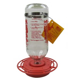 2 Pack of Best-1 Glass Hummingbird Feeders, 32 oz. Each