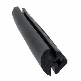 RecPro RV Window Rubber Seal | One Piece Locking Gasket | Fits 1/4" Glass and 1/8" Edge (15-Feet)
