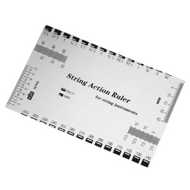 String Action Gauge Ruler, Guitar Tools for Electric Bass and Acoustic Guitar, Guitar String Tool, String Height Gauge, Guitar String Action Gauge, Guitar Setup Tools, String Height Gauge for Guitar
