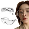 SellerHub Rough-use transparent plastic goggles eye protection safety glasses basic model (S14308437) / 막쓰는 플라스틱 투명 고글 눈보호용 보안경 보급형 (S14308437)