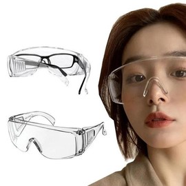 SellerHub Rough-use transparent plastic goggles eye protection safety glasses basic model (S14308437) / 막쓰는 플라스틱 투명 고글 눈보호용 보안경 보급형 (S14308437)