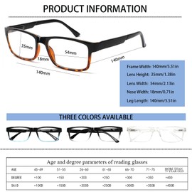 ZOECENT 4 Pack Progressive Multifocus Reading Glasses for Women Men Blue Light Blocking Spring Hinges Computer Readers (Mix Color-4, 3.50, x)